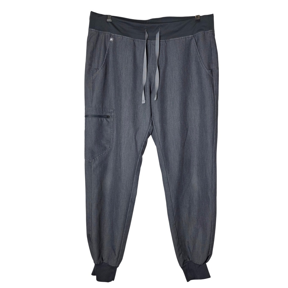 FIGS Technical Collection Zamora Jogger Scrub Pants Medium Graphite W18SW2005P
